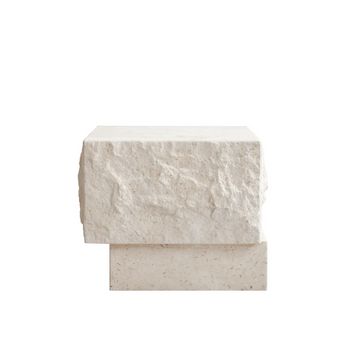 Temple Low Coffee Table - Limestone