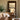 Antique Metal Tile Mirror [VINTAGE]