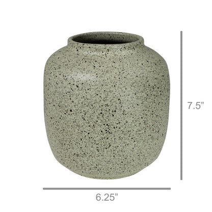 Speckled Drum Vase