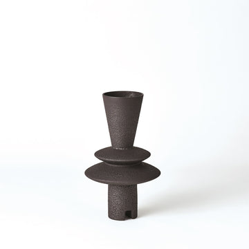 Audelle Oblique Vase - Graphite