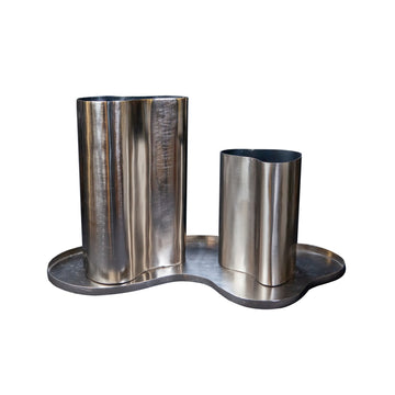Stainless Wine Chiller Set