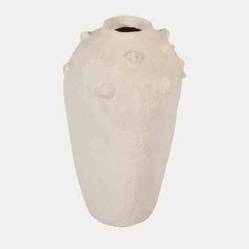 Tall Paper Mache Floor Vase