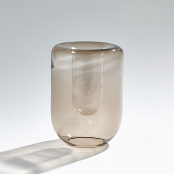 Duality Silhouette Vase - Light Topaz