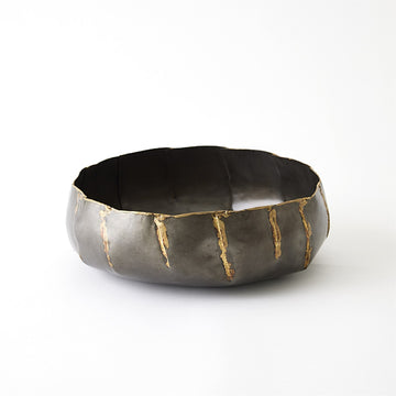 Antique Gunmetal Finish Bowl