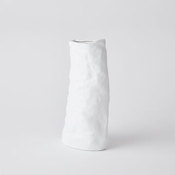 Creased Vases - Chalk White