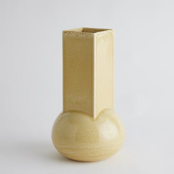 Saffron Bloom Vases - Reactive Mustard