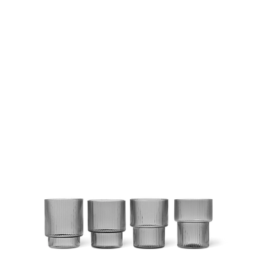 Rainier Glasses - Smoke - Set of 4