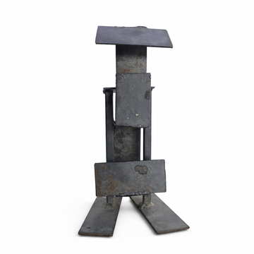 Torch Cut Brutalist Figure Man Sculpture