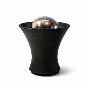 Black Stoneware Table Lamp [SG Exclusive]