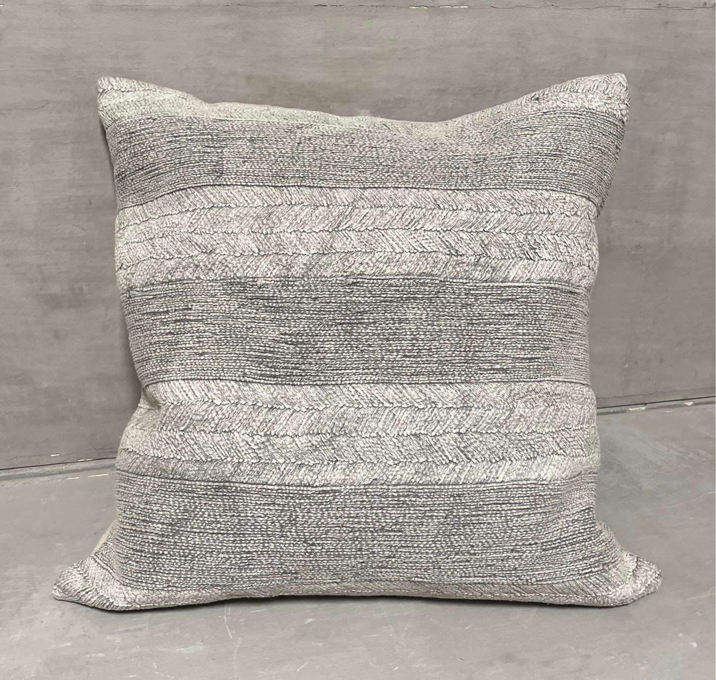 Textured Striped Pillow