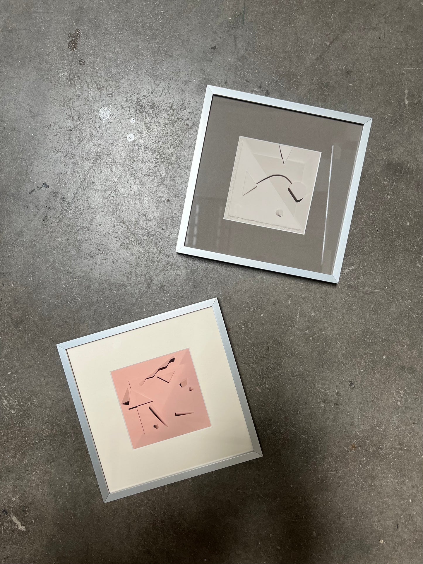 Custom Framed Microprints - Set of 2