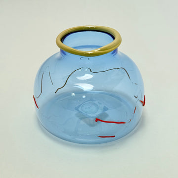 Nordlys Glass Vase - Blue