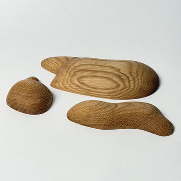 Wooden Blob Trio