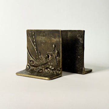 Brass Nautical Theme Bookends [VINTAGE]