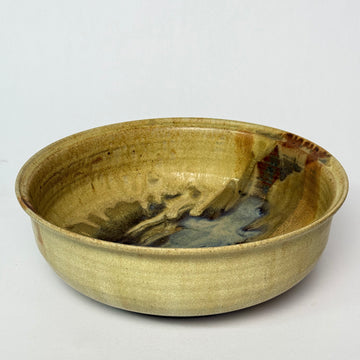 Signed Abstract Glazed Ceramic Bowl [VINTAGE]