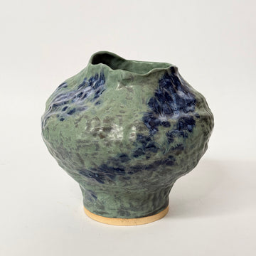 Hand-Coiled Vase - Sage