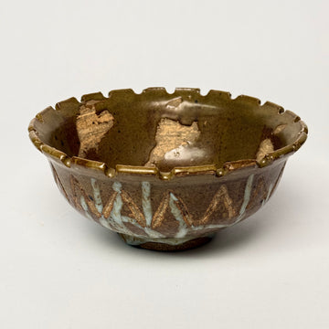 Star Motif Ceramic Bowl [VINTAGE]