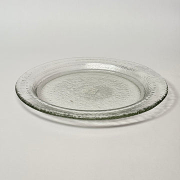 Clear Pressed Glass Plate [VINTAGE]