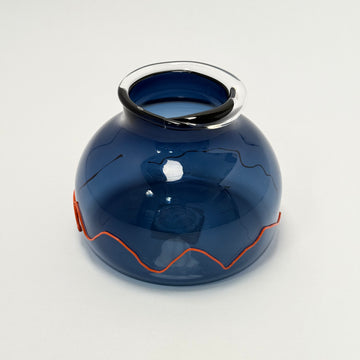 Nordlys Glass Vase - Midnight