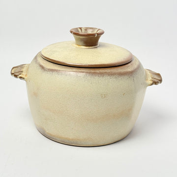Frankoma Golden Pot with Lid [VINTAGE]