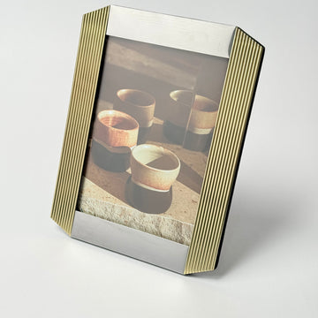 Brass and Chrome Picture Frame [VINTAGE]