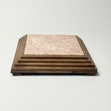 Wood & Marble Riser [VINTAGE]