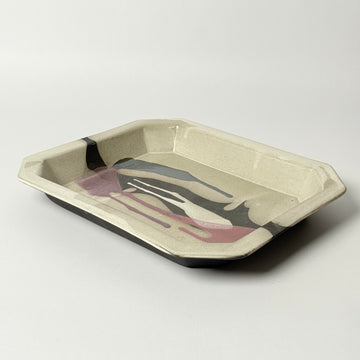 Abstract Rectangle Ceramic Tray [VINTAGE]