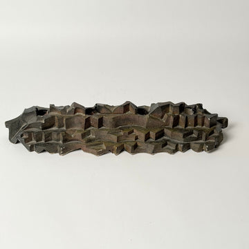 Hand-Carved Candle Holder [VINTAGE]