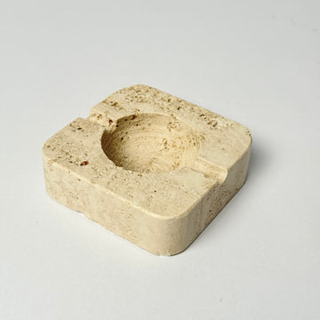 Travertine Ashtray - Small [VINTAGE]