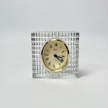 Glass Desk Clock [VINTAGE]