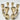 Art Deco Candle Holder - Set of 2 [VINTAGE]