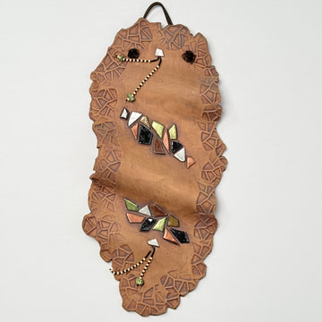Clay Wall Art with Tile and Beads [VINTAGE]