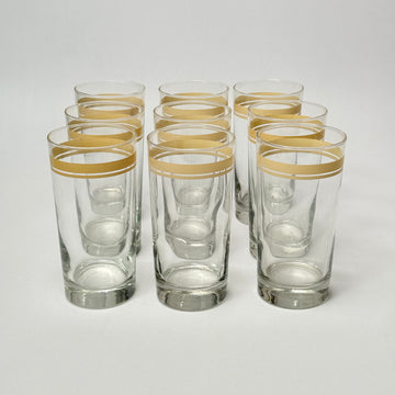 Libbey High Glass - Set of 9 [VINTAGE]