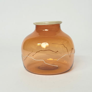 Nordlys Glass Vase - Cloudberry