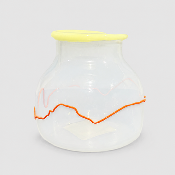 Nordlysstreif Vase - Icewater