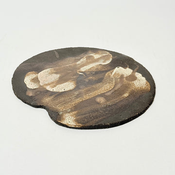 Ceramic Plate With Brushstrokes