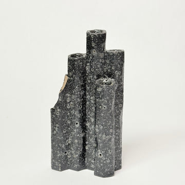 Leirandi Vase x5 - Black Rock [AS-IS]