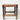 1960's Handwoven Leather Accent Stool [VINTAGE]