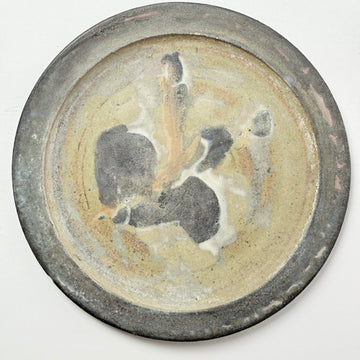 Larry Shep Ceramic Charger - Floral