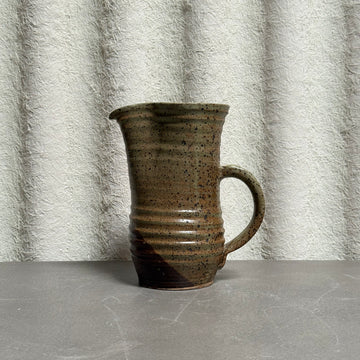 Ribbed Ceramic Pitcher [VINTAGE]