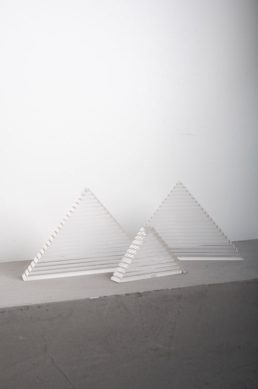 Acrylic Trio Sculpture Set