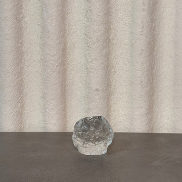 Textured Glass Candle Holder [VINTAGE]
