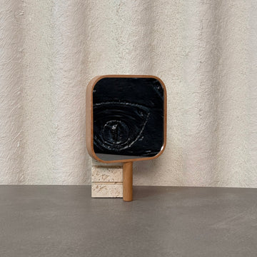 Wooden Hand Mirror [VINTAGE]