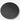 Large Black Ceramic Plate [VINTAGE]