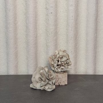 Hanging Ceramic Flower Sculptures