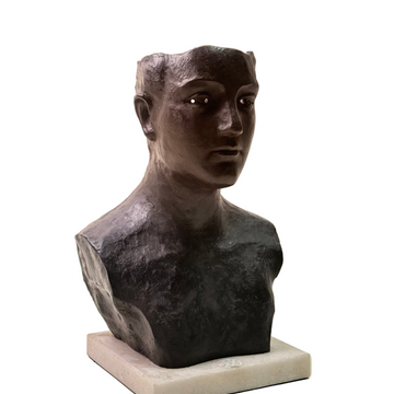 Metal Head Sculpture [VINTAGE]