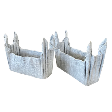 Sculptural Plaster Kerchief Planter [VINTAGE]