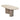 Ash and Vintage Italian Travertine Dining Table