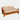 Mid-Century Pine Loveseat with Leather Sling Arms [VINTAGE]