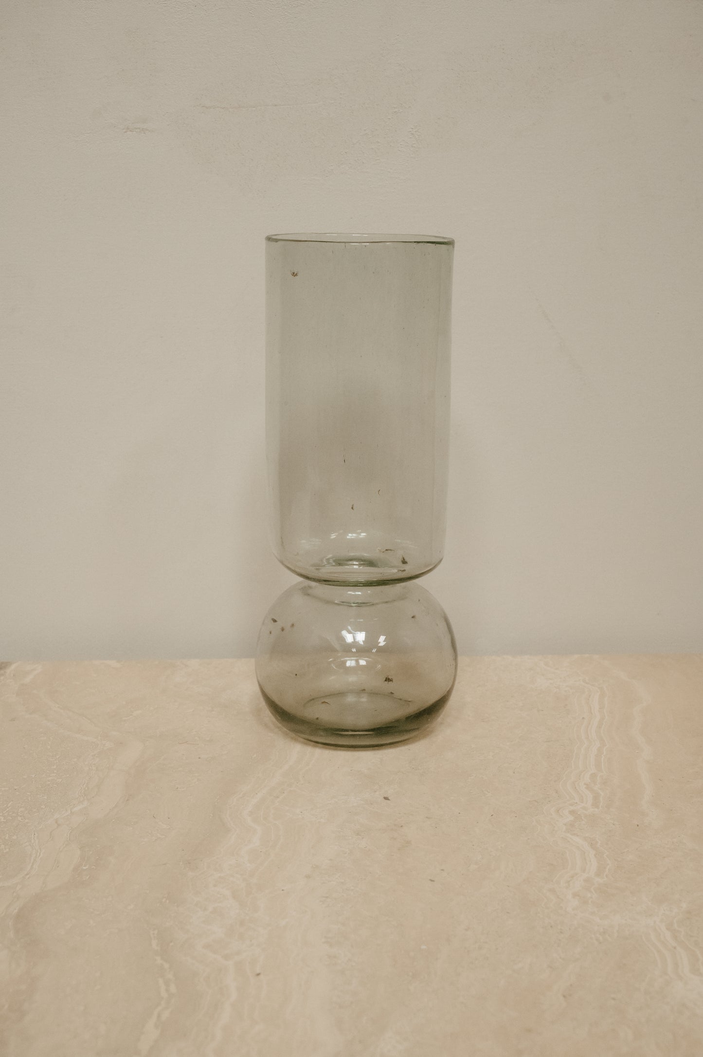 Recycled Glass Bulb Vase